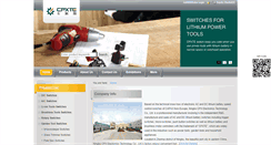 Desktop Screenshot of cpxte-switches.com